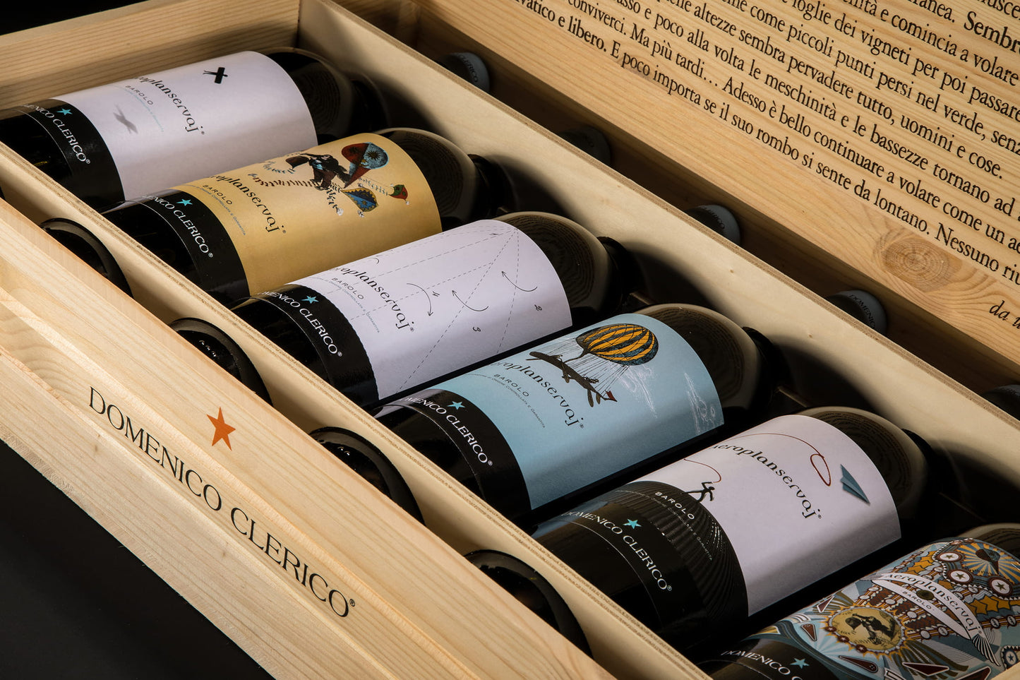 Serie Barolo Domenico Clerico “Aeroplanservaj” 2006 confezione legno 6 bott. da 75cl