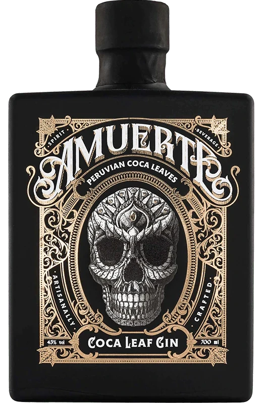 Gin Amuerte Coca Leaf Black 70cl