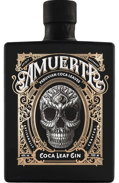 Gin Amuerte Coca Leaf Black 70cl