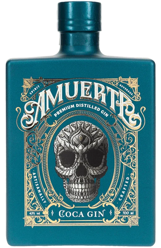 Gin Amuerte Coca Leaf Green 70cl