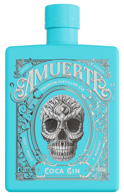 Gin Amuerte Coca Leaf Light Blue 70cl