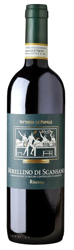 Vino Fattoria le Pupille Morellino di Scansano Riserva 2021 75cl