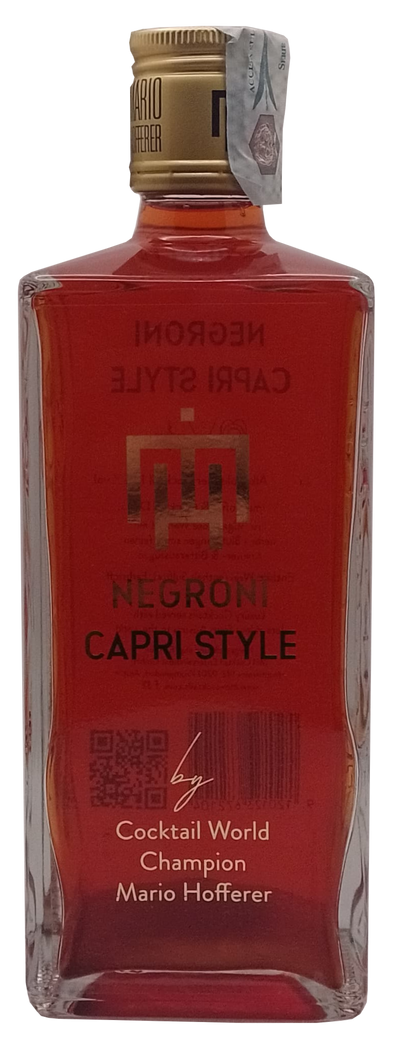 Negroni Capri Style MH Mario Hofferer 50cl (Cocktail Ready to Drink)