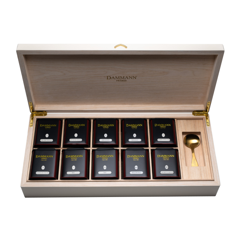 Confezione Tè Dammann Cofanetto "Grand Hotel" 10 pz+ Cucchiaio Dosatore