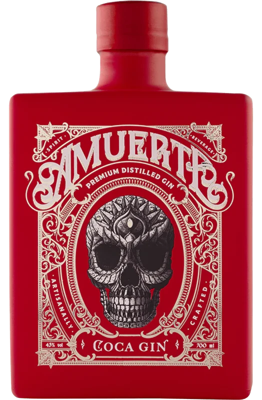 Gin Amuerte Coca Leaf Red 70cl