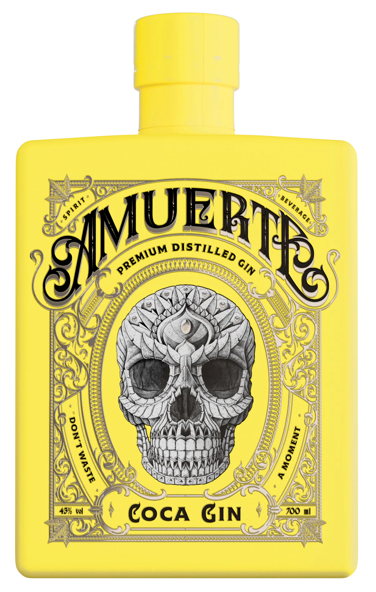 Gin Amuerte Coca Leaf Yellow 70cl