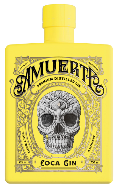 Gin Amuerte Coca Leaf Yellow 70cl