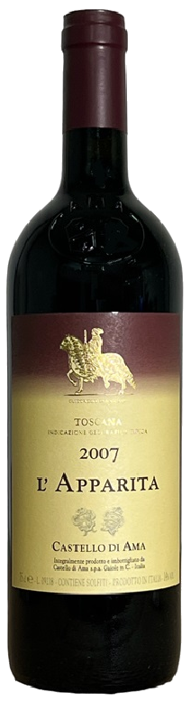 Vino Castello di Ama Merlot L'Apparita 2007 75cl