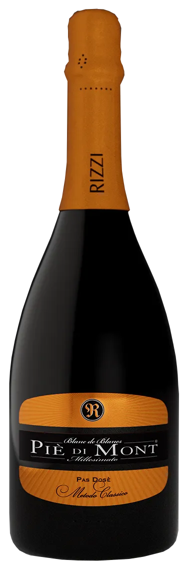 Spumante Piè di Mont Cuvée Blanc de Blancs Pas Dosé Metodo Classico 75cl