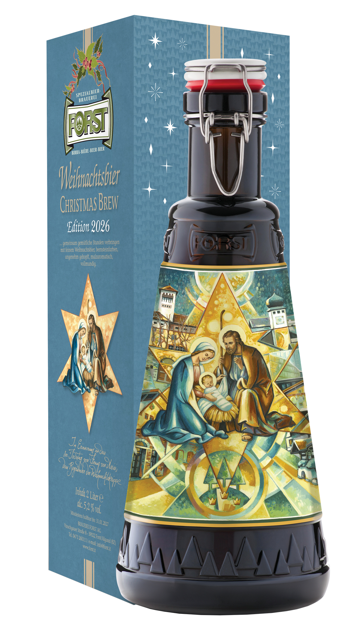 Birra Forst Christmas Brew Edizione Limitata 2026 2 lt (23^ Edizione) **PREVENDITA**
