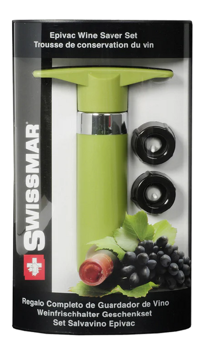 Set salvavino Swissmar + 2 tappi Verde