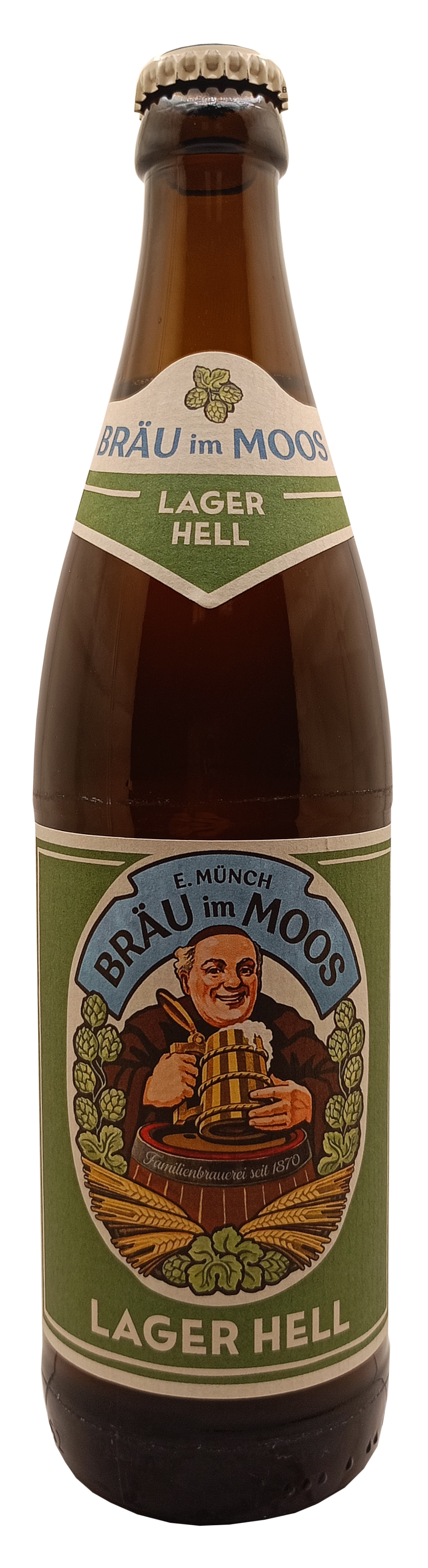 Birra Bräu im Moos Lager Hell 33cl