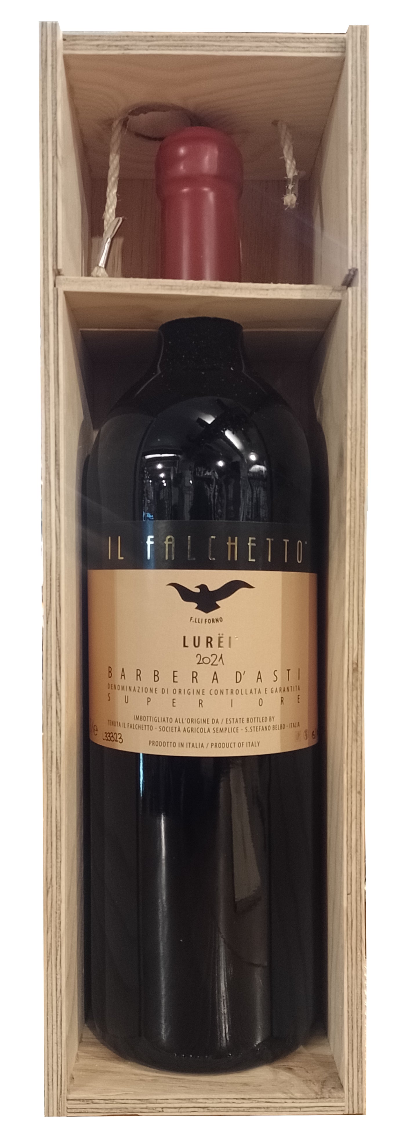 Vino Tenuta il Falchetto Lurëi Barbera d'Asti 2021 DOCG 3lt in cassetta di legno