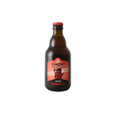 Birra Dimont Ambrata "Bagan" Artigianale di Montagna 33cl (Amber Ale) Senza Glutine