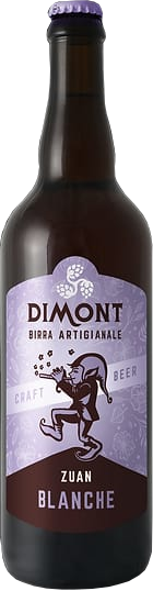 Birra Dimont Blanche "Zuan" Artigianale di Montagna 75cl Senza Glutine