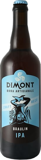 Birra Dimont IPA "Braulin" Artigianale di Montagna 75cl Senza Glutine