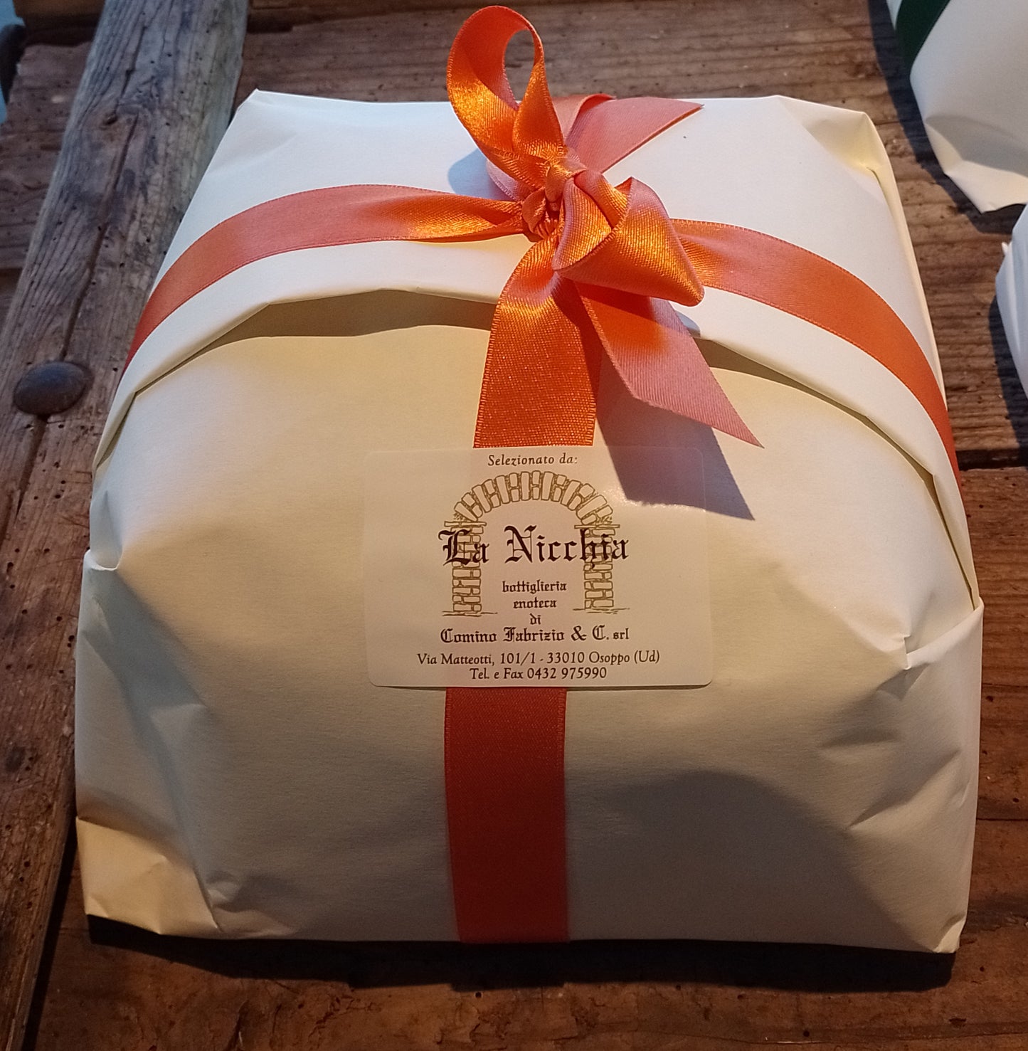 Panettone La Nicchia Cioccolato e Rum Incartato 1000g