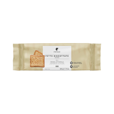 Fette Biscottate Pintaudi n. 2 - Grano integrale macinato a pietra 200g