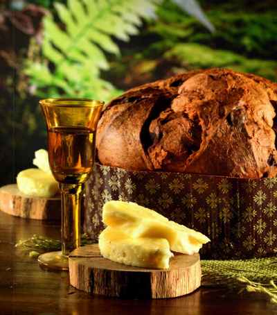 Panettone La Nicchia Ananas e Rum Cellophane 500g