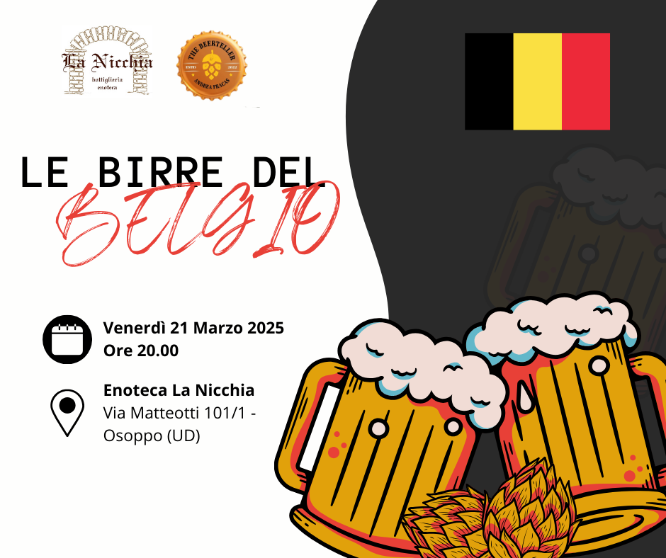 Biglietto serata "Le Birre del Belgio"