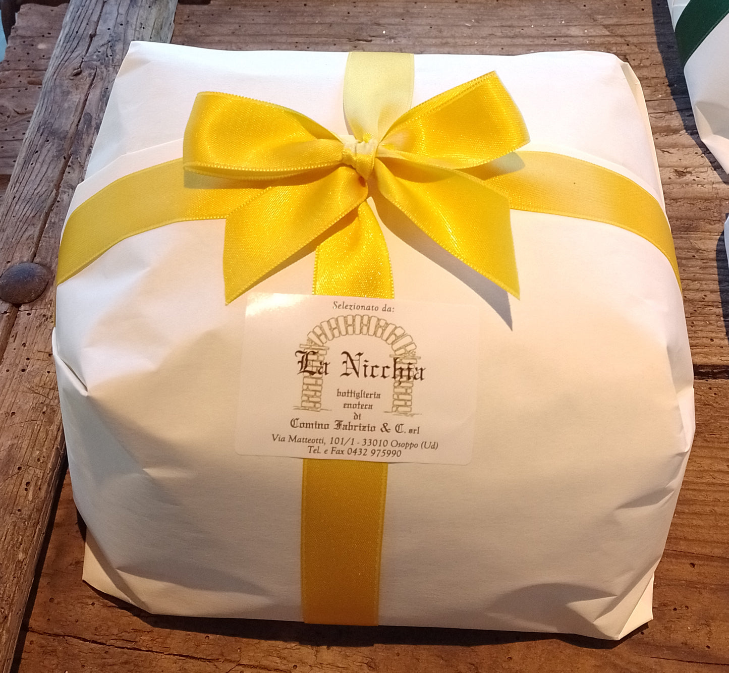Panettone La Nicchia Limoncino Incartato 1000g
