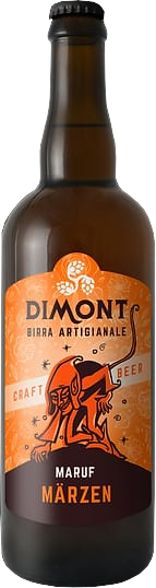 Birra Dimont Märzen "Maruf" Artigianale di Montagna 75cl (Lager) Senza Glutine