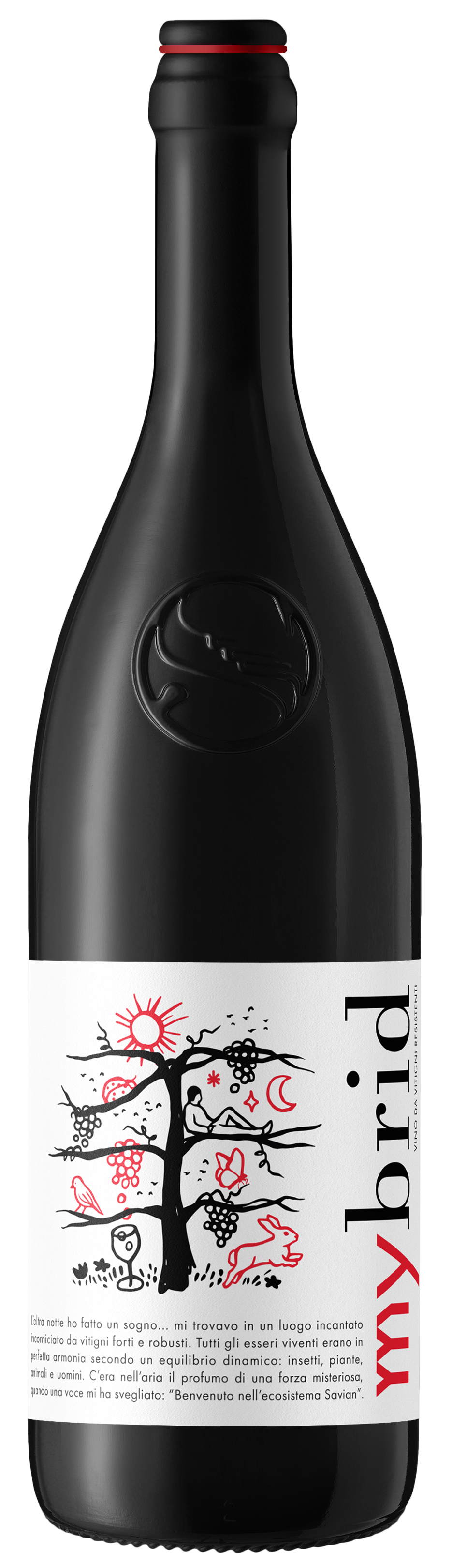 Vino Savian Mybrid Rosso 2022 75cl