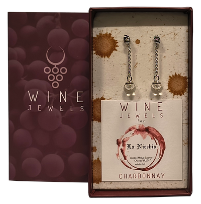 Orecchini con Pendente Wine Jewels "Chardonnay"
