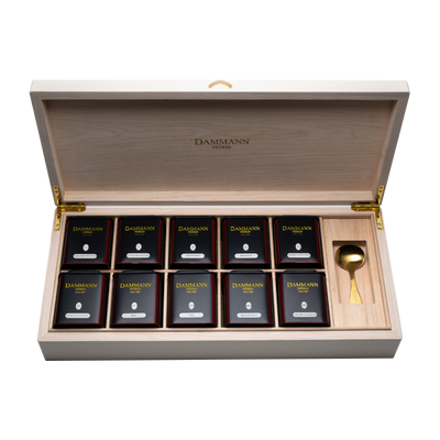Confezione Tè Dammann Cofanetto "Grand Hotel" 10 pz+ Cucchiaio Dosatore
