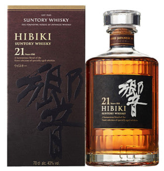Whisky Suntory Hibiki 21y Blended 70cl con Astuccio