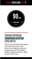 Champagne Yannick Prevoteau Alter Ego extra brut blanc de noirs 75cl