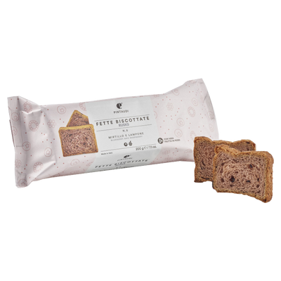 Fette Biscottate Pintaudi Mirtilli e Lamponi 200g