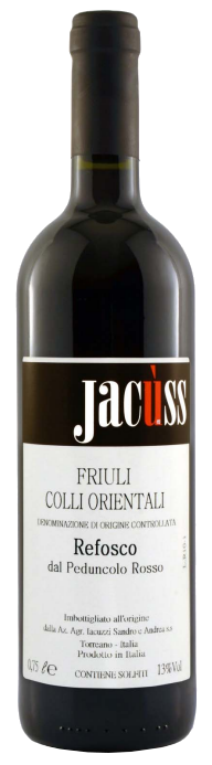 Vino Jacùss Refosco dal Peduncolo Rosso 2022 75cl