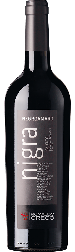 Vino Romaldo Greco Negroamaro Nigra 2019 75cl